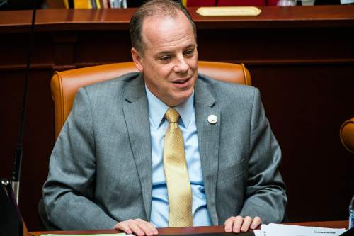 Chris Detrick  |  The Salt Lake Tribune
Rep. Brian M. Greene (R-Pleasant Grove) during the morning session at the Utah State Capitol Wednesday February 4, 2015.