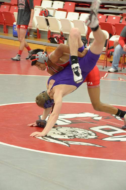 Prep wrestling Delta looks to pin down more hardware The Salt Lake