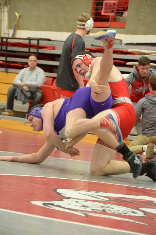 Prep wrestling Delta looks to pin down more hardware The Salt Lake