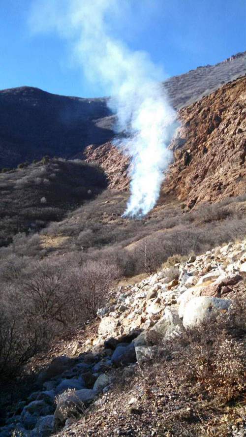 Utah firefighters respond to 2 brush fires as unusually warm February