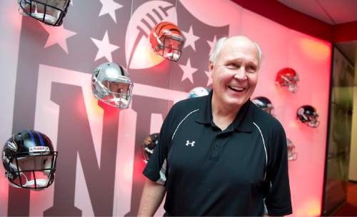 Lennie Mahler  |  The Salt Lake Tribune
Utah defensive coordinator John Pease poses for a portrait at the Spence and Cleone Eccles Football Center on the University of Utah campus Friday, Feb. 6, 2015.