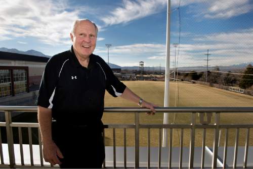 Lennie Mahler  |  The Salt Lake Tribune
Utah defensive coordinator John Pease poses for a portrait at the Spence and Cleone Eccles Football Center on the University of Utah campus Friday, Feb. 6, 2015.