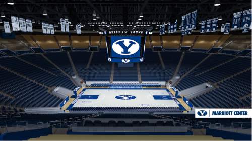 Courtesy  |  BYU

Brigham Young University announced plans to renovate the remaining lower bowl of the Marriott Center and install the same prime chair seats currently found on the north side of the arena. In addition, the Marriott Center scoreboard and video walls will be replaced with state-of-the-art LED video boards that will enhance the many events held each year in the Marriott Center.