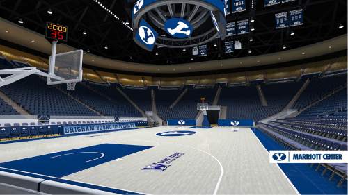 Courtesy  |  BYU

Brigham Young University announced plans to renovate the remaining lower bowl of the Marriott Center and install the same prime chair seats currently found on the north side of the arena. In addition, the Marriott Center scoreboard and video walls will be replaced with state-of-the-art LED video boards that will enhance the many events held each year in the Marriott Center.