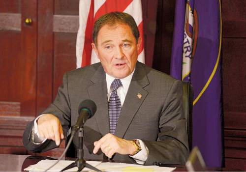 Leah Hogsten  |  Tribune file photo
Utah Gov. Gary Herbert says while he supports the lawsuit that has, at least  temporarily, blocked against President Barack Obama's executive orders on immigration, he wants to see Congress step up on immigration reform.