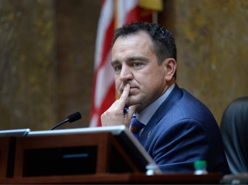 Scott Sommerdorf   |  Tribune file photo
House Spaker Greg Hughes, R-Draper, says he believes the sides will reach a deal on an alternative to Medicaid expansion.