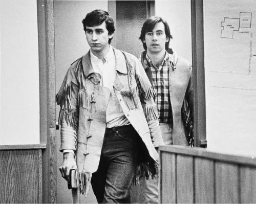 Tribune file photo by Lynn R. Johnson

Jonathan Swapp (left) and Addam Swapp (right) enter a Coalville courtroom.