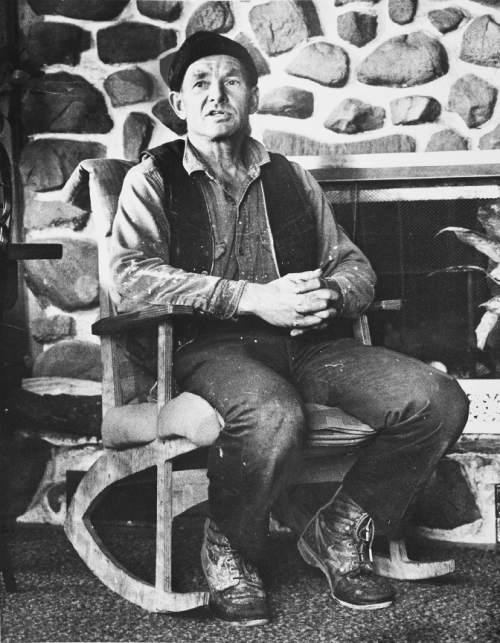 Tribune file photo

John Singer, then 48, sitting in his home in Marion, Utah, in the fall of 1978.