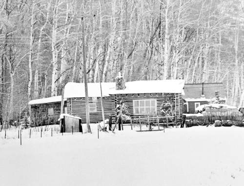 Tribune file photo

Pictured is the home of John Singer in Marion, Utah. Addam Swapp and 14 other family members and relatives holed up in the home during a standoff with law officers in January 1988.