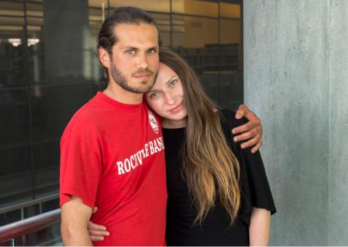 Rick Egan  |  The Salt Lake Tribune
Alexey Gavrilov and Yevgeniya Kovalenko are the refugees from Crimea, living in Sandy.