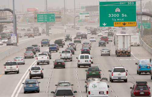 Steve Griffin | The Salt Lake Tribune

Rush hour traffic builds on I-15 near the I-80 interchange in Salt Lake City, Utah Monday June 24, 2013. Salt Lake Chamber and its Utah Transportation Coalition will release a study on the impact of investing in UtahÌs transportation system.