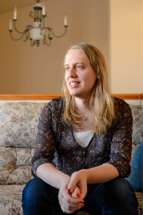 Trent Nelson  |  The Salt Lake Tribune
Annabel Jensen, a transgender Mormon, was photographed at her home in Springville, Tuesday March 10, 2015.