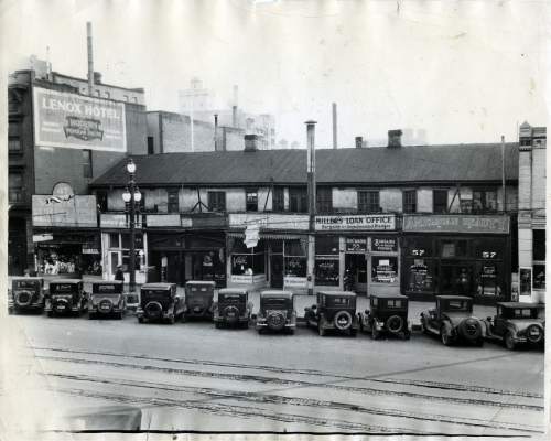 Tribune file photo

Cars line up outside businesses on 200 South between Main and West Temple in Salt Lake City in this photo from 1927.