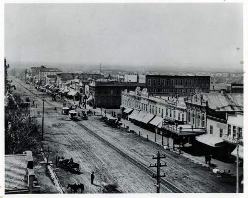 Tribune file photo

This undated photo photo shows a view of Main Street in Salt Lake City.