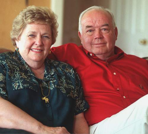 (Tribune file photo) Former Utah Gov. Norm Bangeter with his wife, Colleen.