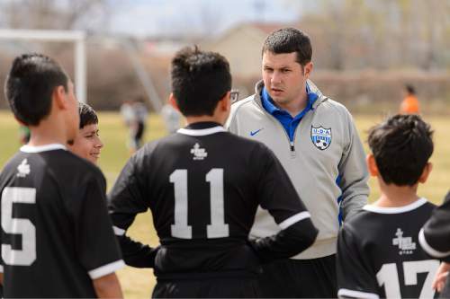 StockstillTrent Nelson  |  The Salt Lake Tribune
Soccer coach Tyler Stockstill founded the Utah Development Academy in 2012 to help youth develop character, health, and academic leadership through soccer. The UDA is online at http://udasoccer.org. Saturday March 14, 2015.