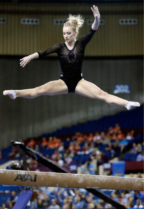 Utah Gymnastics: Dabritz Aims For Uneven Bars Title After Scoring Two 