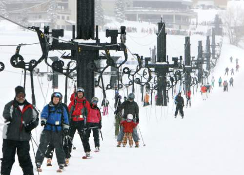 Steve Griffin  |  Tribune file photo
Alta ski area recently announced a "Mountain Collective" pass in conjunction with Jackson Hole, Aspen/Snowmass and Squaw Valley/Alpine Meadows.