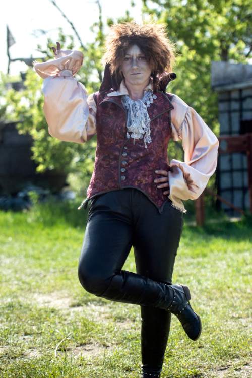 Chris Detrick  |  The Salt Lake Tribune
Whitney Johnson as 'Rumpelstiltskin' at the The Utah Renaissance Festival & Fantasy Faire in Marriott-Slaterville Saturday May 2, 2015.  It opened Friday and continues 10 a.m.-6 p.m. on Saturday and Sunday. It will be open every Friday, Saturday and Sunday through May 24.