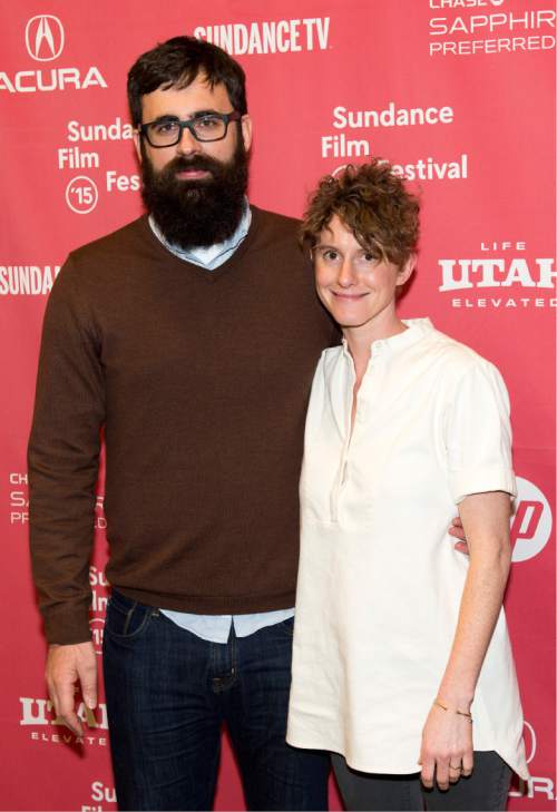 Rick Egan  |  The Salt Lake Tribune

Jared and Jerusha Hess at the premiere of "Don Verdean" at Eccles Theater, at the 2015 Sundance Film Festival in Park City, Wednesday, Jan. 28, 2015.