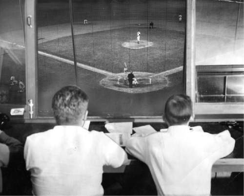 Tribune file photo

A view from Derks Field's press box is seen in 1950.