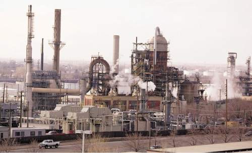 Tribune file photo
Tesoro is Utahís largest refinery and, like Hollyís oil-processing plant in in Woods Cross, it is updating its facilities to process more black wax and yellow wax crude oil from the Uinta Basin.