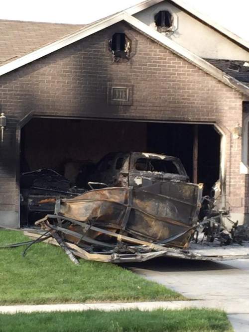 S. Jordan family escapes overnight house fire The Salt Lake Tribune