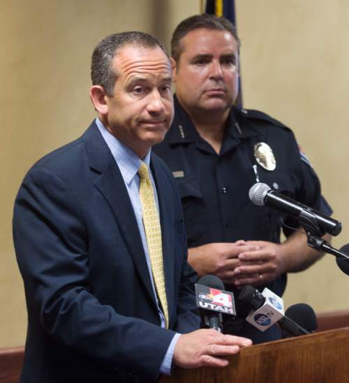 Steve Griffin  |  The Salt Lake Tribune


West Valley City Manager Wayne T. Pyle is joined by West Valley City Police Chief Lee Russo as they answer questions during a press conference about former police officer Shaun Cowley at the West Valley City Hall in West Valley City, Monday, June 8, 2015.