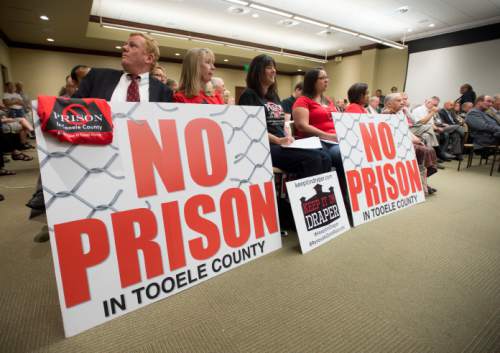 Steve Griffin  |  The Salt Lake Tribune


Citizens attend the Prison Relocation Commission public hearing, where residents can express their views about a potential prison move, at the state capitol, House building in Salt Lake City, Tuesday, June 16, 2015.