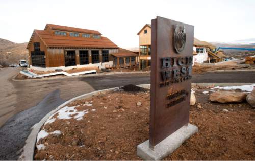 Steve Griffin  |  The Salt Lake Tribune
The public will soon be able to tour the new High West Distillery at Blue Sky Ranch in Wanship, seen here in Dec. 2014. The Park City-based distillery is seeking a permit from the DABC so that whiskey tastings can be part of the tours.