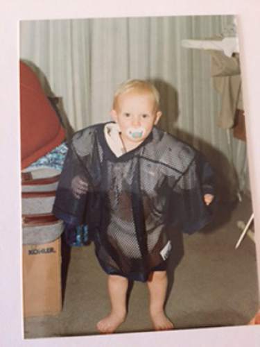 Childhood photo of BYU quarterback Taysom Hill.
Courtesy photo