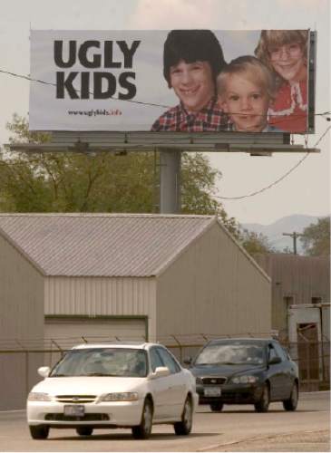 Steve Griffin  |  The Salt Lake Tribune 

A billboard on Beck Street in Salt Lake City May 2, 2005.