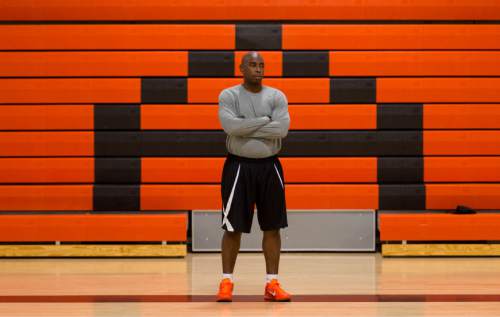 Trent Nelson  |  The Salt Lake Tribune
Wasatch Academy coach Geno Morgan watches practice in Mt. Pleasant, Tuesday February 25, 2014.