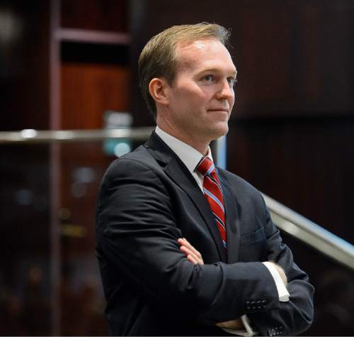 Trent Nelson  |   Tribune file photo
Salt Lake County Mayor Ben McAdams believes his former campaign manager and associate deputy mayor should spend time behind bars on his guilty plea of communications fraud.