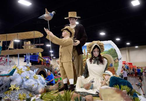 Al Hartmann  |  The Salt Lake Tribune
The Bountiful Utah Heights Stake float, "Miracle of the Quail." Thousands attended the Pioneer Day Float Preview Party at the South Towne Exposition Center in Sandy on Tuesday. This year's Days of '47 theme is "Pioneers: Forging a New Frontier."