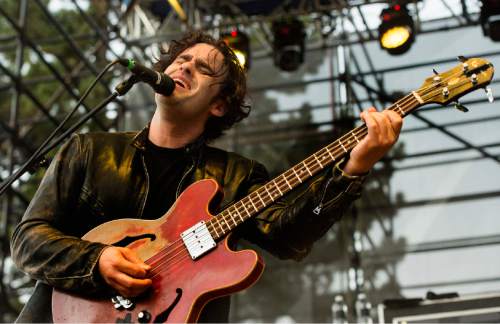 Rick Egan  |  The Salt Lake Tribune

Robert Levon Been sings and plays bass, for the Black Rebel Motorcycle Club at theTwilight Concert Series at Pioneer Park, Thursday, July 23, 2015.