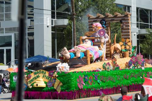 Rick Egan  |  The Salt Lake Tribune

The Magna Central Stake Float, in Days of '47 parade, Friday, July 24, 2015.