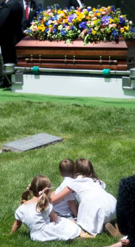 Steve Griffin  |  The Salt Lake Tribune


Children watch during graveside services for, LDS apostle Boyd K. Packer, at the Brigham City Cemetery following funeral service in Salt Lake City, Friday, July 10, 2015.