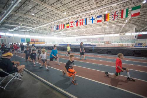Rick Egan  |  The Salt Lake Tribune

Even in the middle of July, there's activity on the ice sheets at Utah Olympic Oval in Kearns, as reflected by this your hockey camp.