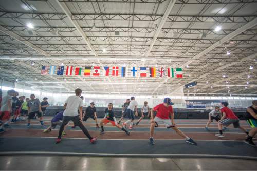 Rick Egan  |  The Salt Lake Tribune

Participants in a youth hockey camp work out at Utah Olympic Oval in Kearns. County, Kearns and Olympic Legacy officials are looking into expanding facilities between the oval and Oquirrh Park Fitness Center to create a new Kearns community center.
