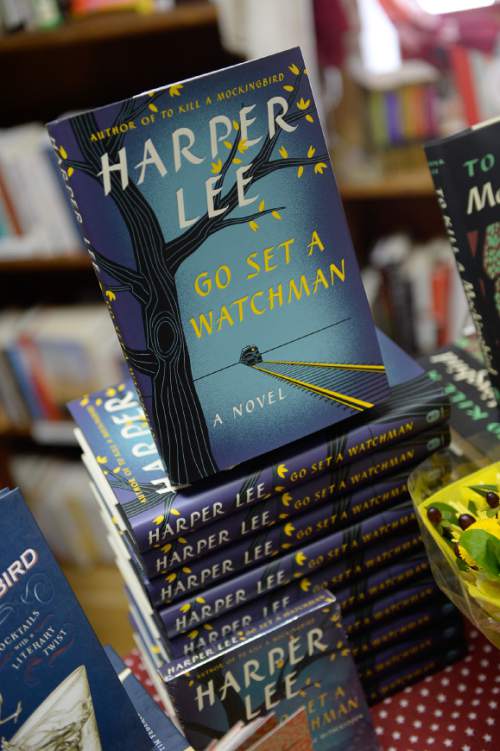 Francisco Kjolseth | The Salt Lake Tribune
The King's English hosts a southern tea party to celebrate the release of Harper Lee's new book, "Go Set a Watchman." Readers dropped by to pick up pre-ordered copies of their book.