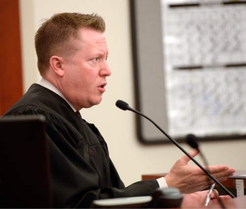 Al Hartmann  |  The Salt Lake Tribune
Third District Judge James Blanch sets a trial date for the end of the year for Darwin Christopher Bagshaw, now 18.  The teen is accused of killing his 15-year-old girlfriend, Anne Kasprzak, in March 2012, when he was 14.
Bagshaw was originally charged as a juvenile, but a juvenile court judge in April transferred it to adult court.