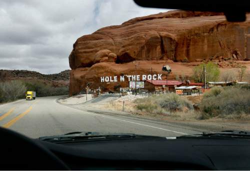 Scott Sommerdorf  |  The Salt Lake Tribune
"Hole Ní The Rock" is located about halfway between Moab and Monticello. The University of Colorado in Denver will study the significances of the area to members of the LDS Church.