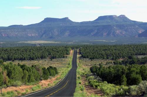 Al Hartmann | Tribune file photo
The Bears Ears in southeastern Utah is rumored to be on the White House radar for possible designation as a national monument. Utah's congressional delegation and governor all oppose such a move..
.
