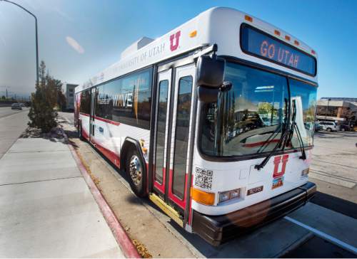 Steve Griffin  |  Tribune file photo
UTA buses have a better than 90 percent on-time rate, according to agency data. That represents a huge improvement in recent years and officials credit it to technology and planning.