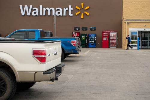 Trent Nelson  |  The Salt Lake Tribune
The Wal-Mart in Rawlins, Wyoming, Tuesday June 30, 2015. Phaze Concrete poured the store's concrete floor.