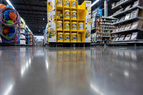 Trent Nelson  |  The Salt Lake Tribune
The Wal-Mart in Rawlins, Wyoming, Tuesday June 30, 2015. Phaze Concrete poured the store's concrete floor.