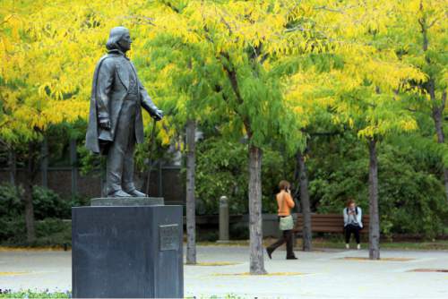 Francisco Kjolseth  |  Tribune file photo

The Brigham Young University campus in Provo.