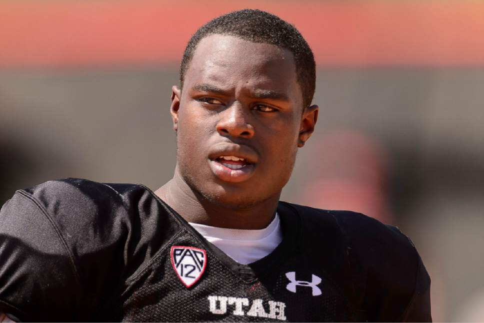 Trent Nelson  |  The Salt Lake Tribune
University of Utah's Andre Godfrey at football practice in Salt Lake City, Tuesday August 11, 2015.