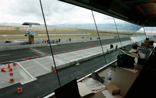 Steve Griffin | Tribune file photo
The view form inside the press area at the Larry Miller Motorsports Park in Tooele June 9, 2006.